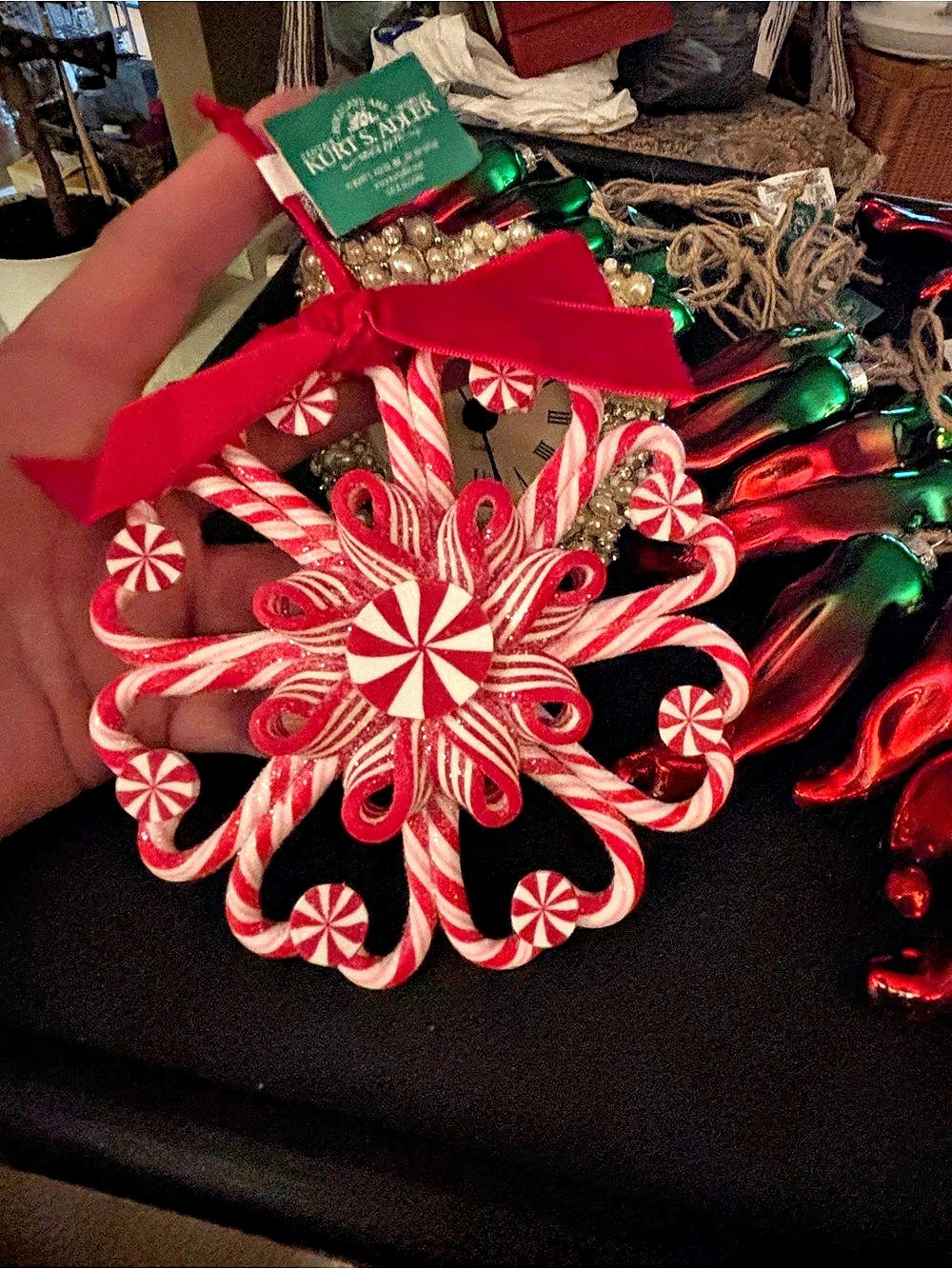 Kurt S. Adler Candy Cane Christmas Ornament NWT